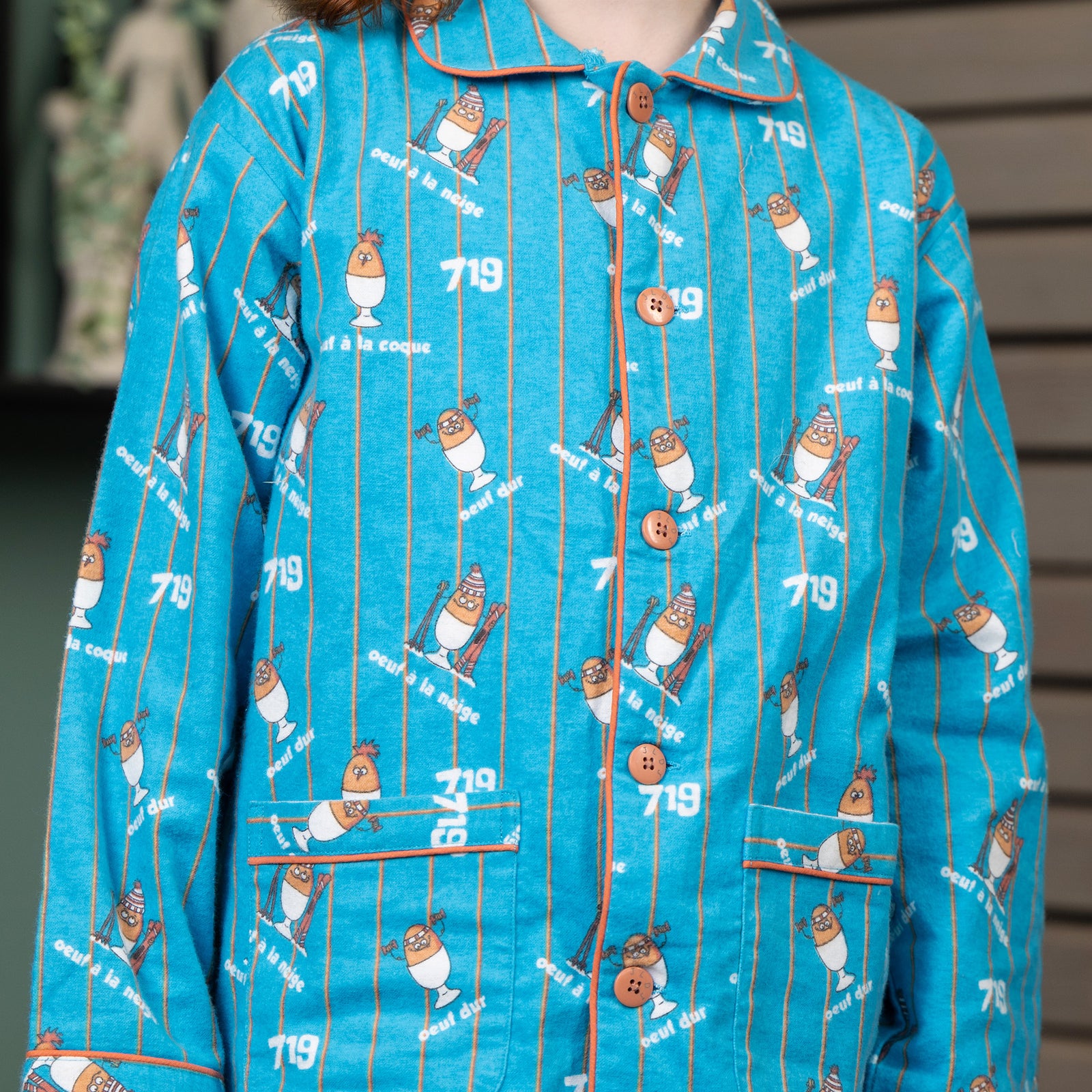 Pyjama Flannelle  - Boy/Girl - Bleu