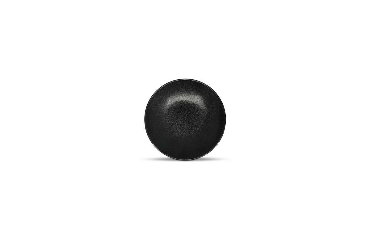S&P - Ovio Black Assiette plate 16cm noir Ovio - 1 SET - 6 pièces