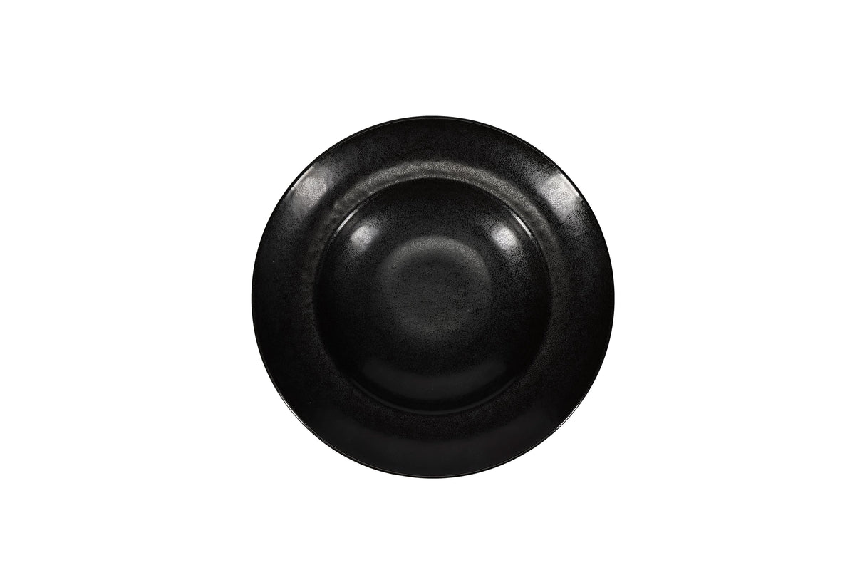 S&P - Ovio Black Assiette creuse 25,5/16,5xH5cm noir Ovio - 1 SET - 6 pièces