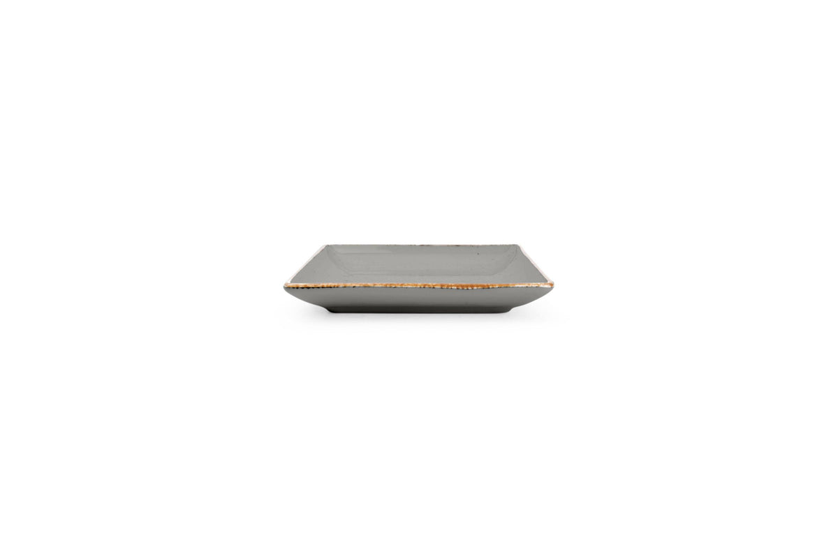 S&P - Collect Plat bord 11x11cm grijs Collect - 1 SET - 6 stuks