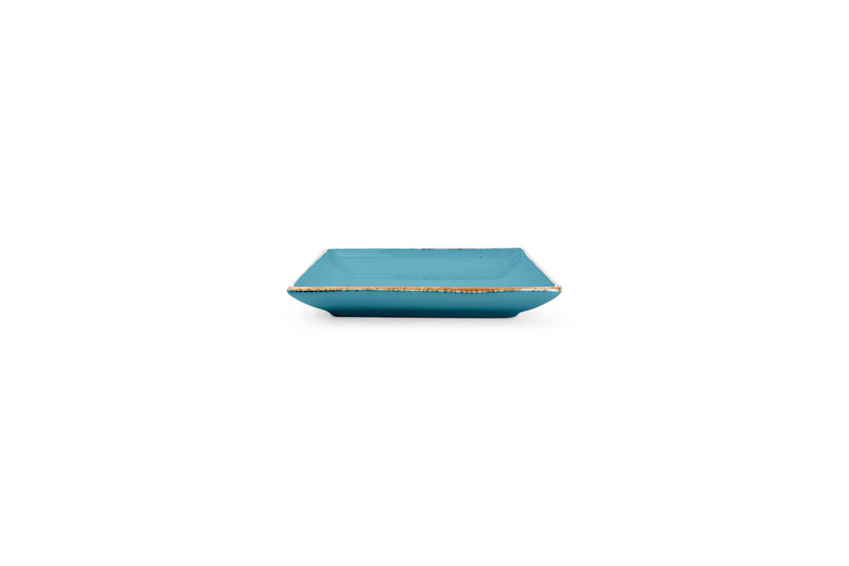 S&P - Collect Plat bord 11x11cm blauw Collect - 1 SET - 6 stuks