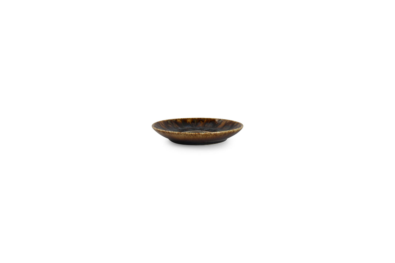 S&P - Resto Brown-Blue Soucoupe à moka 11,5cm brun/bleu Resto - 1 SET - 6 pièces