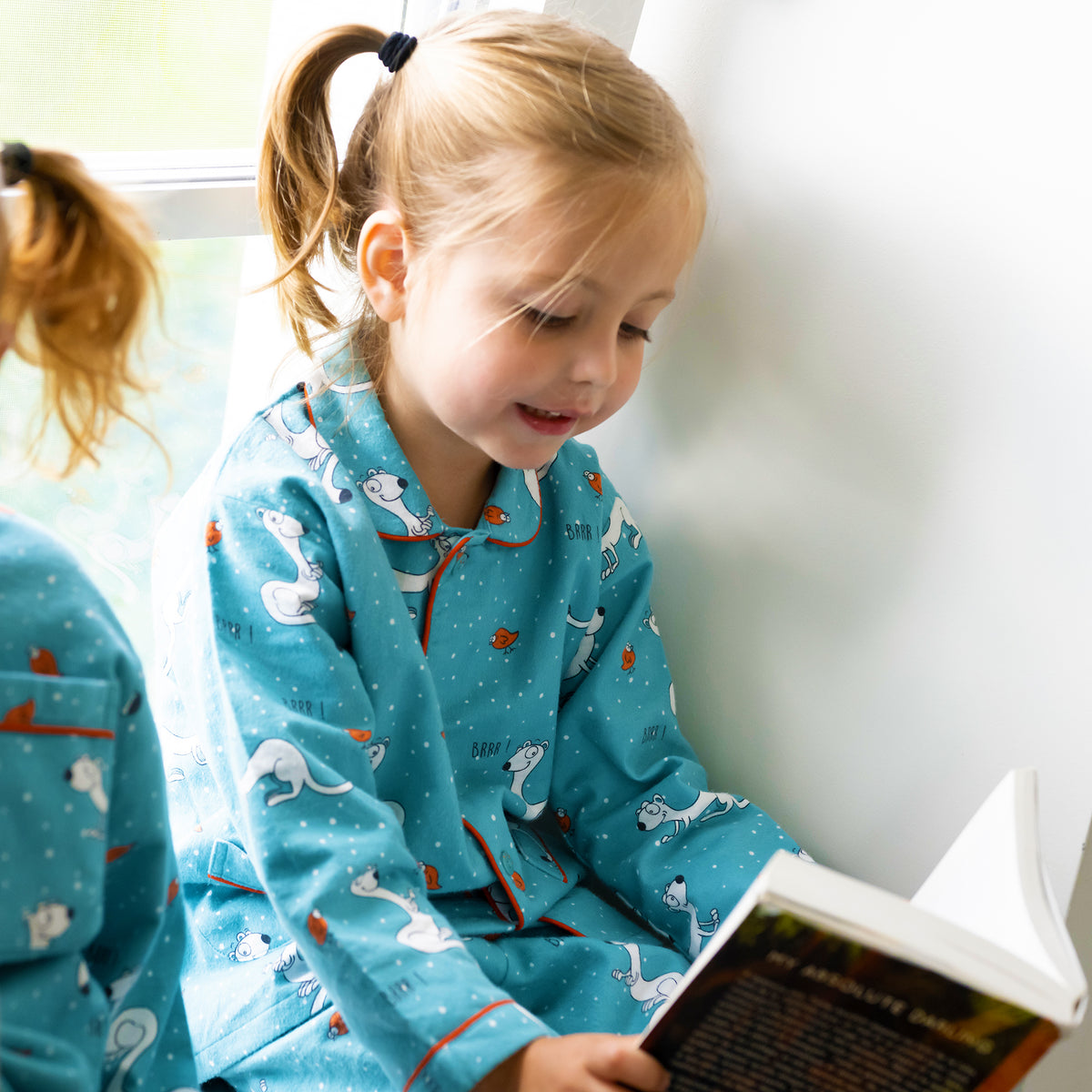 Chemise De Nuit - Fille - Bleu Aquarelle