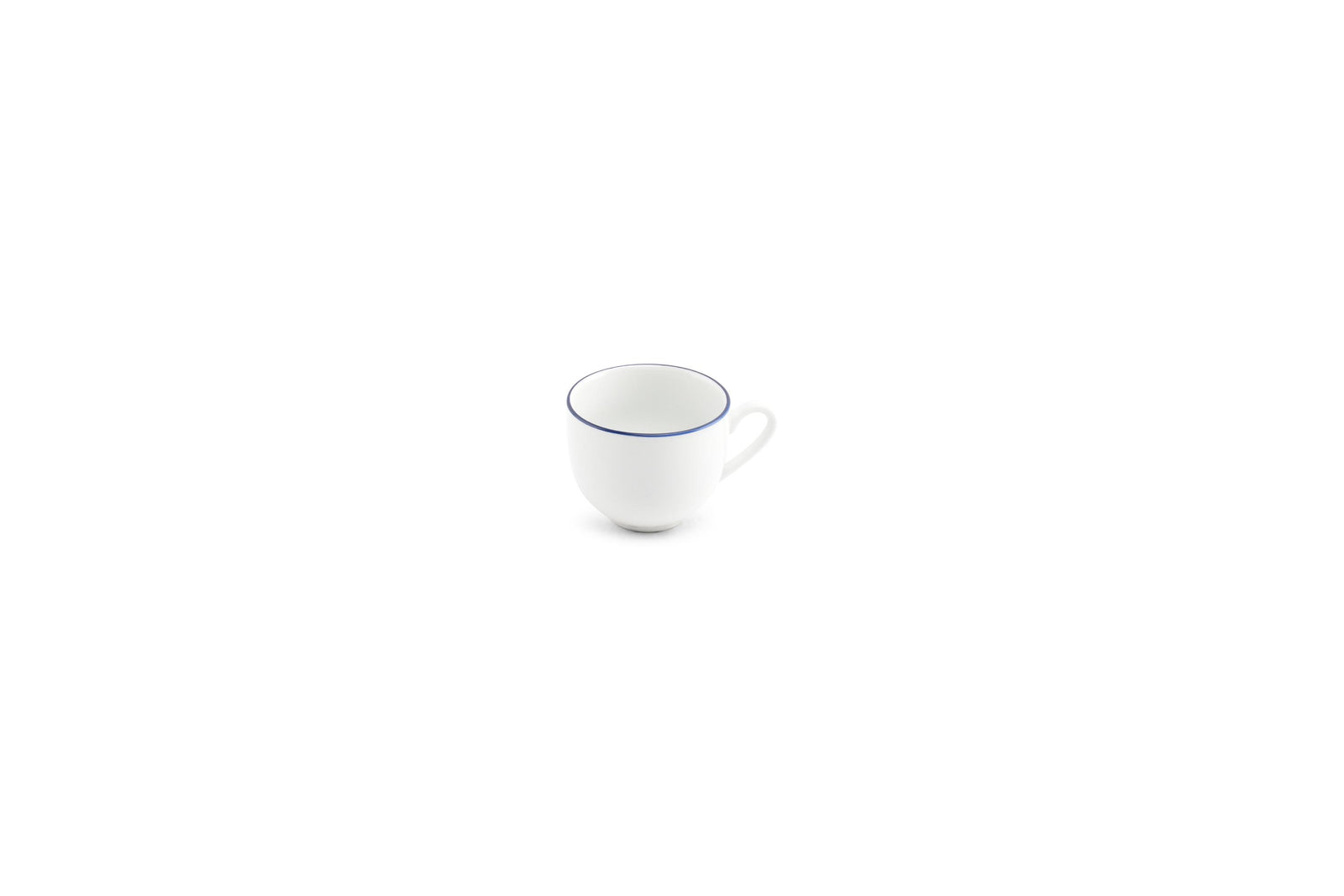 S&P - Basic White Tasse à moka 10cl blue rim Basic White - 1 SET - 6 pièces