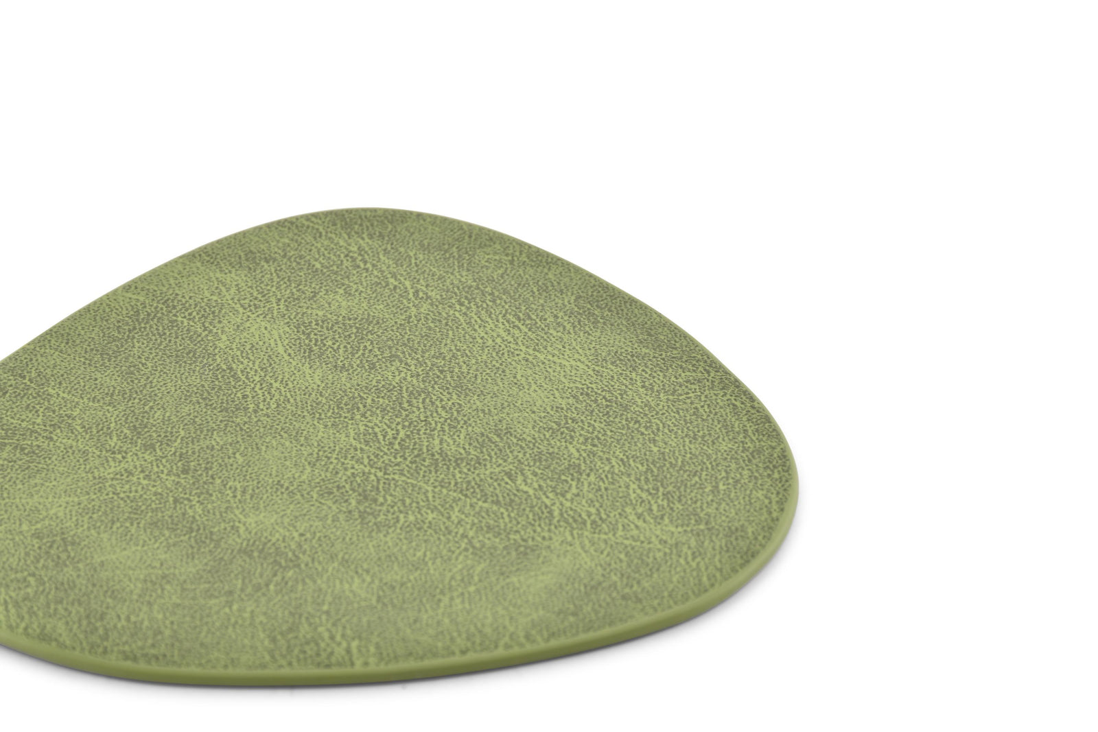 S&P - Sous-verre 11x10cm aspect cuir vert Layer - set/4