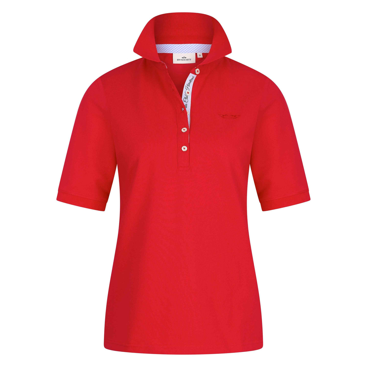 Hv Society - Dames - Polo - Rood