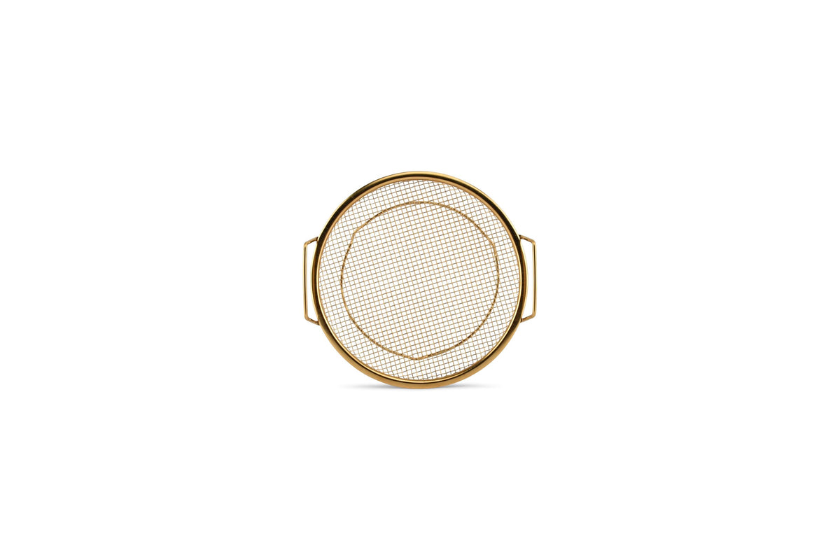S&P - Draadmand 20xH3cm goud Serve - 1 SET - 6 stuks