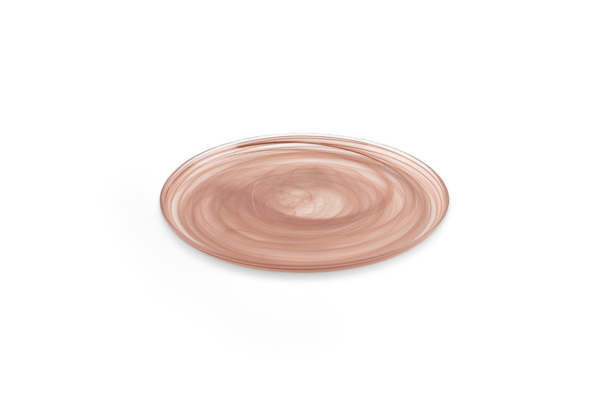 S&amp;P - Assiette plate 28cm brun Twirl - 1 SET - 6 pièces