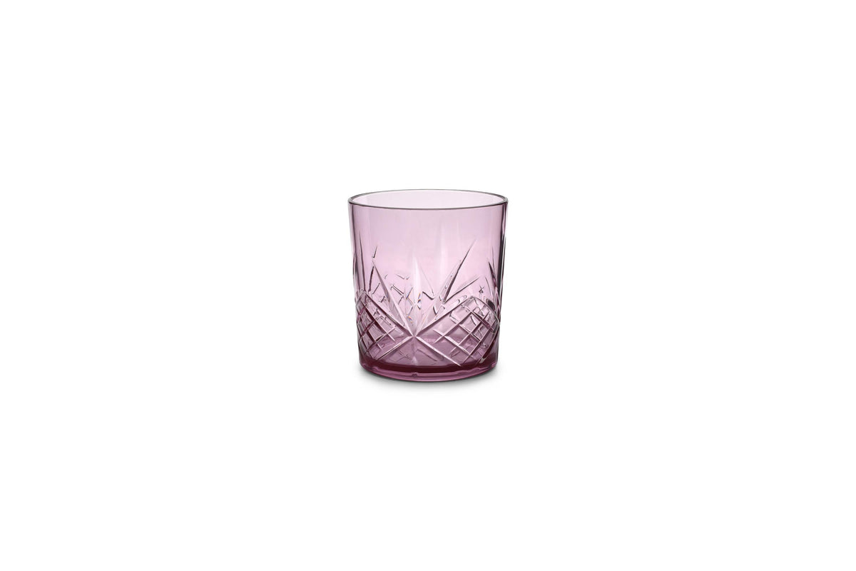 S&amp;P - Verre 36cl acrylique rose Costa - set/4