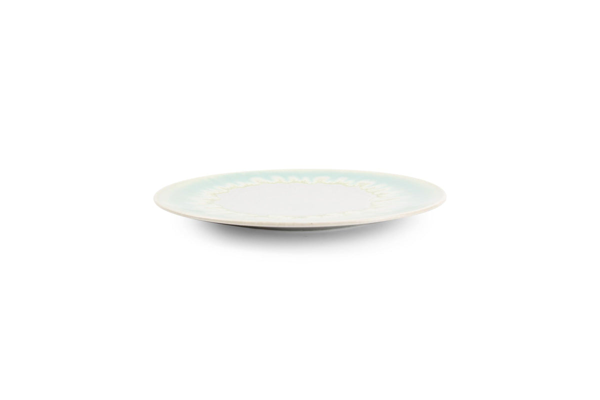 S&amp;P - Assiette plate 21cm spring green Maldives - 1 SET - 4 pièces