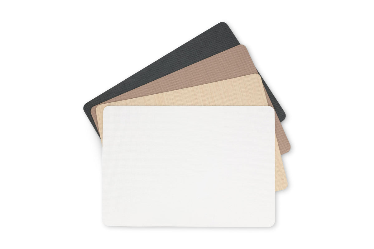 S&P - Placemat 43x30cm cobble wit TableTop - 1 SET - 4 stuks