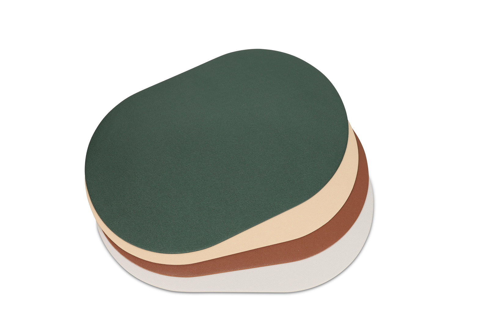 S&P - Set de table 45x30cm ovale blanc Tabletop - 1 SET - 4 pièces