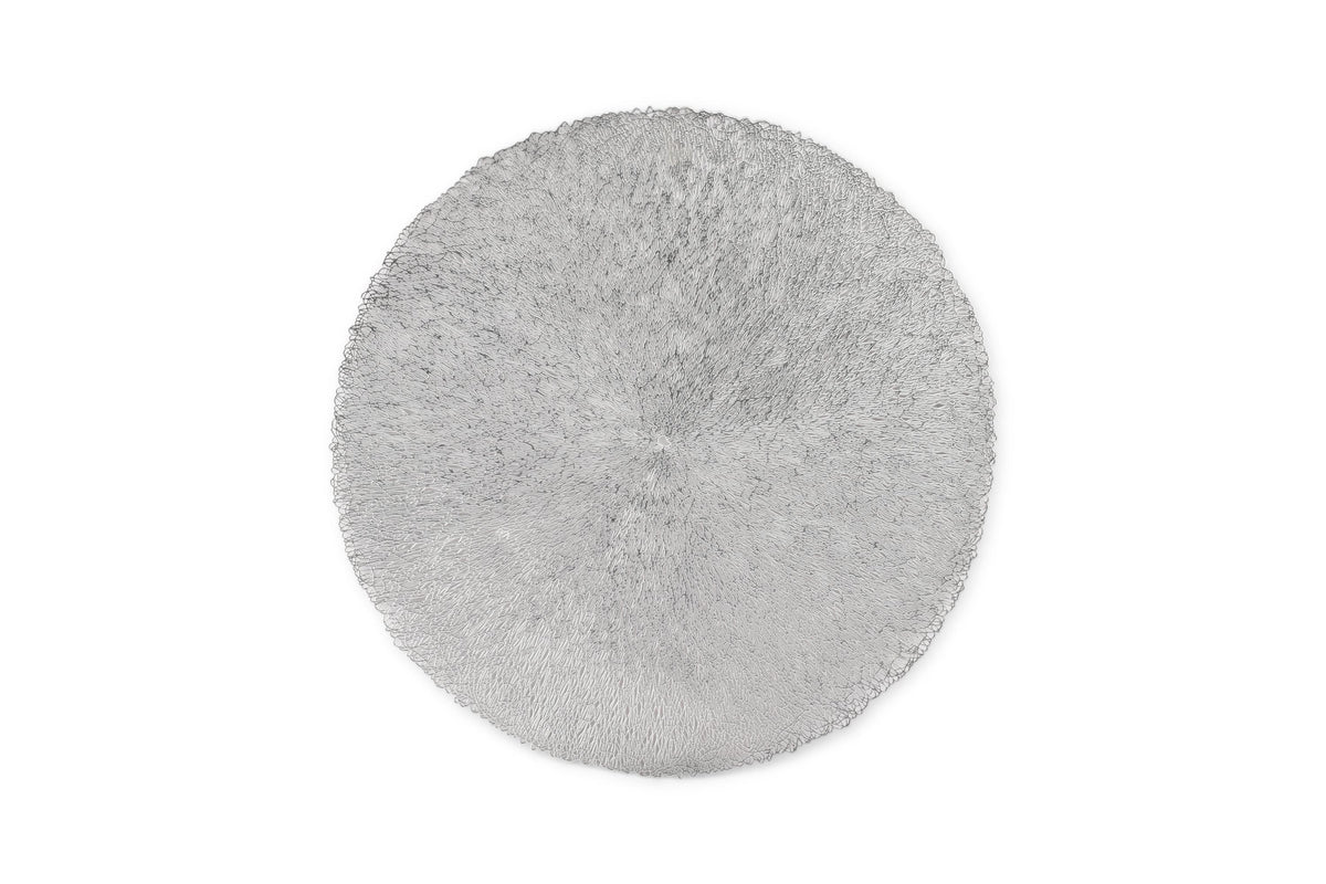 S&amp;P - Set de table 38cm argent Vene - 1 SET - 12 pièces