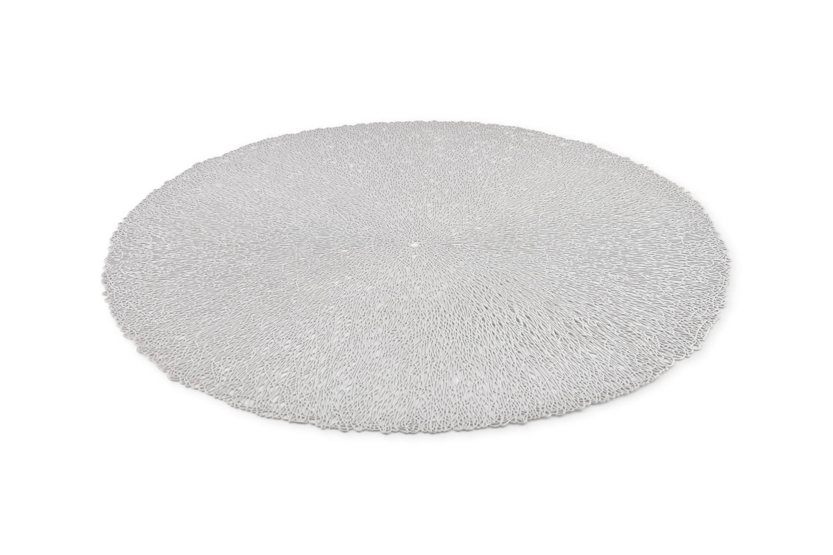 S&amp;P - Set de table 38cm argent Vene - 1 SET - 12 pièces