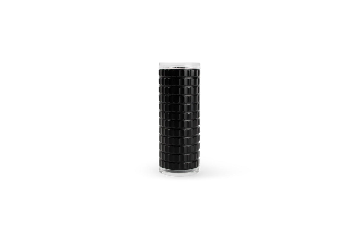 S&P - Peper/zoutmolen H12,5cm geribbeld zwart Savor