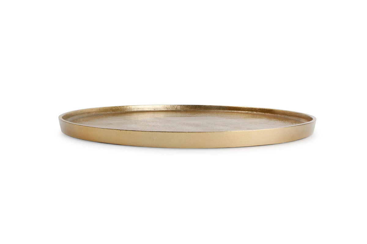S&amp;P - Decorative dish 37xH1,5cm gold Palace