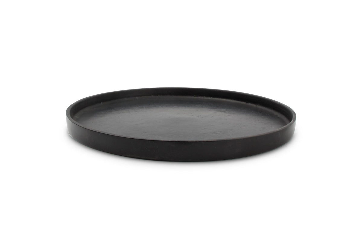 S&P - Plat décoratif 37xH1,5cm noir Palace