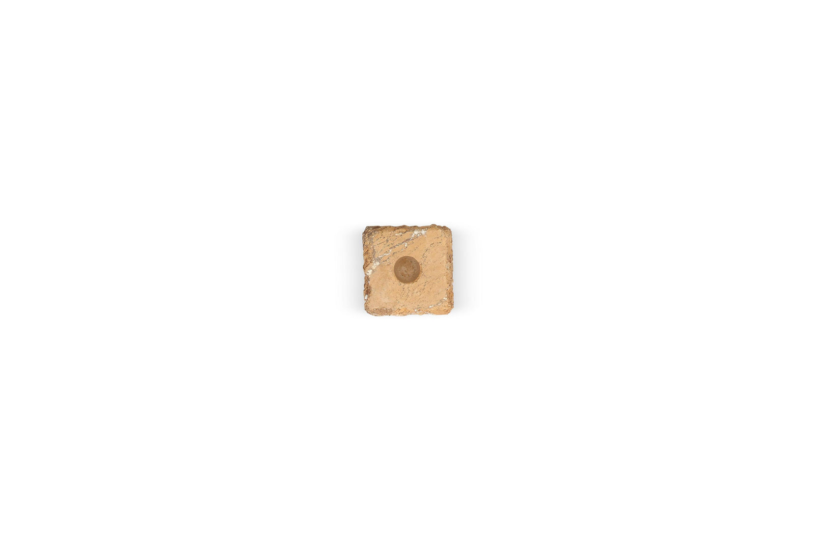 S&P - Kandelaar 8x8xH8cm marmer bruin Opus