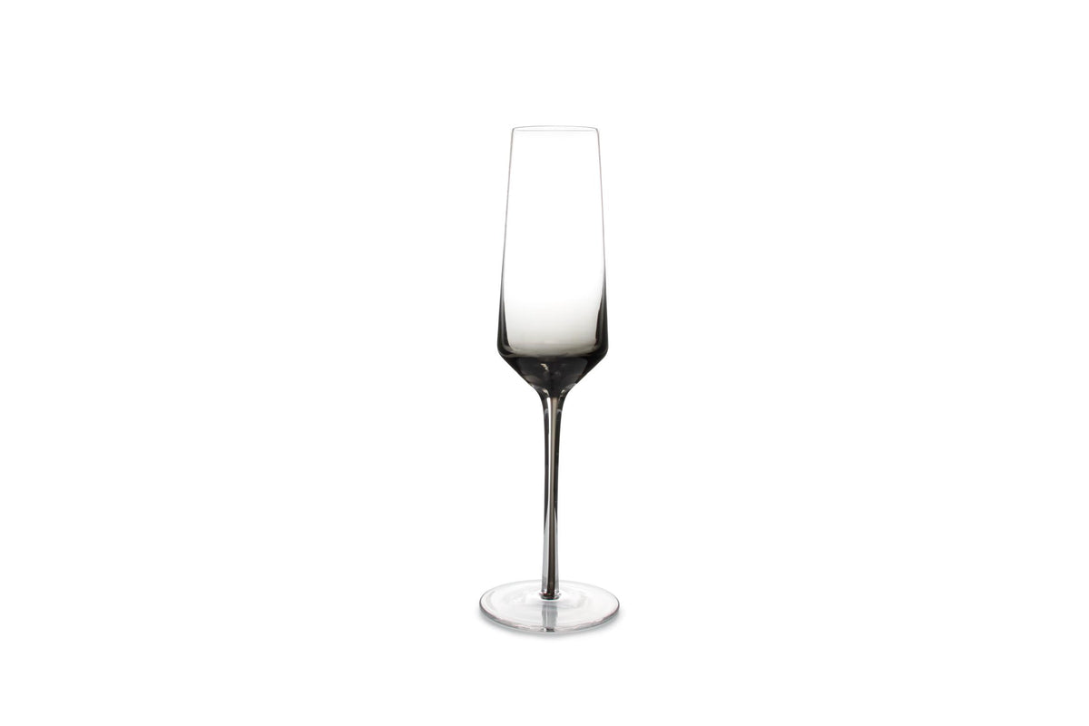 S&P - Champagneglas 23cl smoked Secrets - set/2