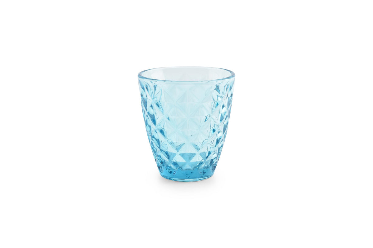 S&amp;P - Verre 22cl bleu Prisma - set/4