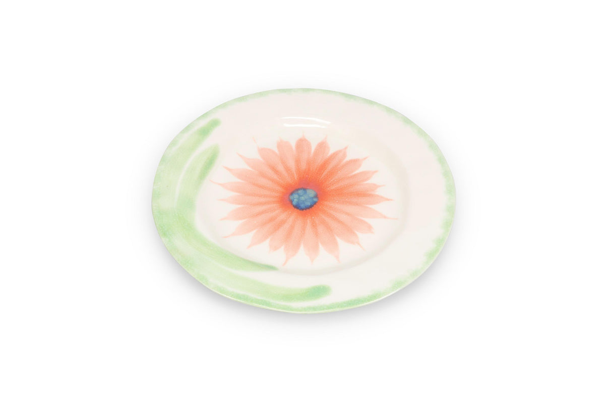 S&amp;P - Assiette plate 27,5cm Fleur - 1 SET - 4 pièces