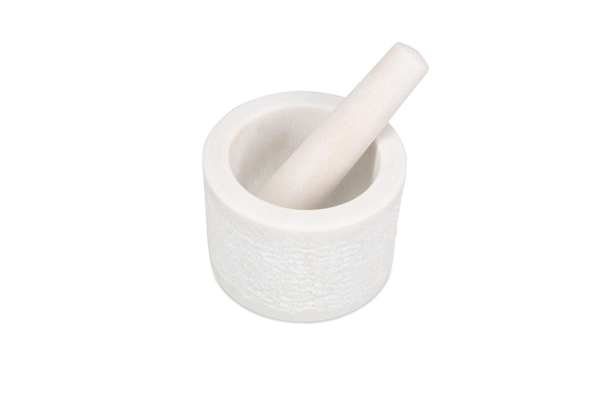 S&P - Marbliss Vijzel en stamper 14xH10cm white Marbliss