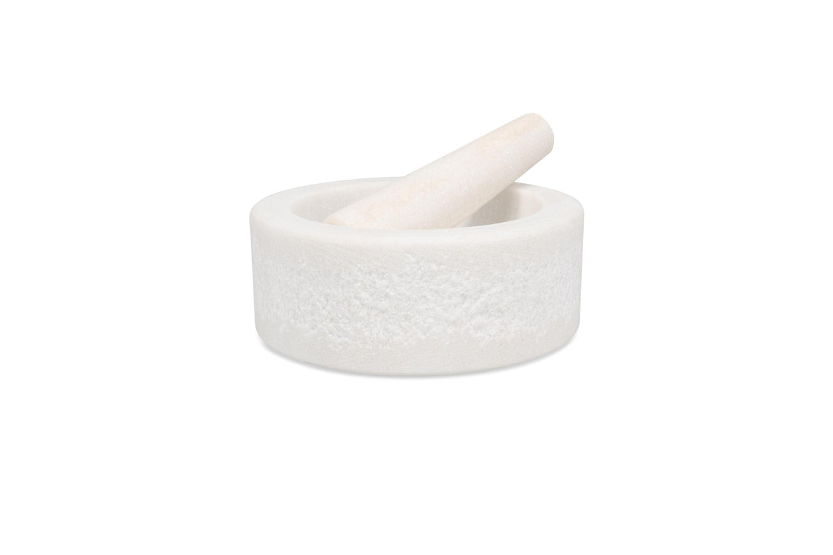 S&P - Marbliss Vijzel en stamper 16xH6cm white Marbliss