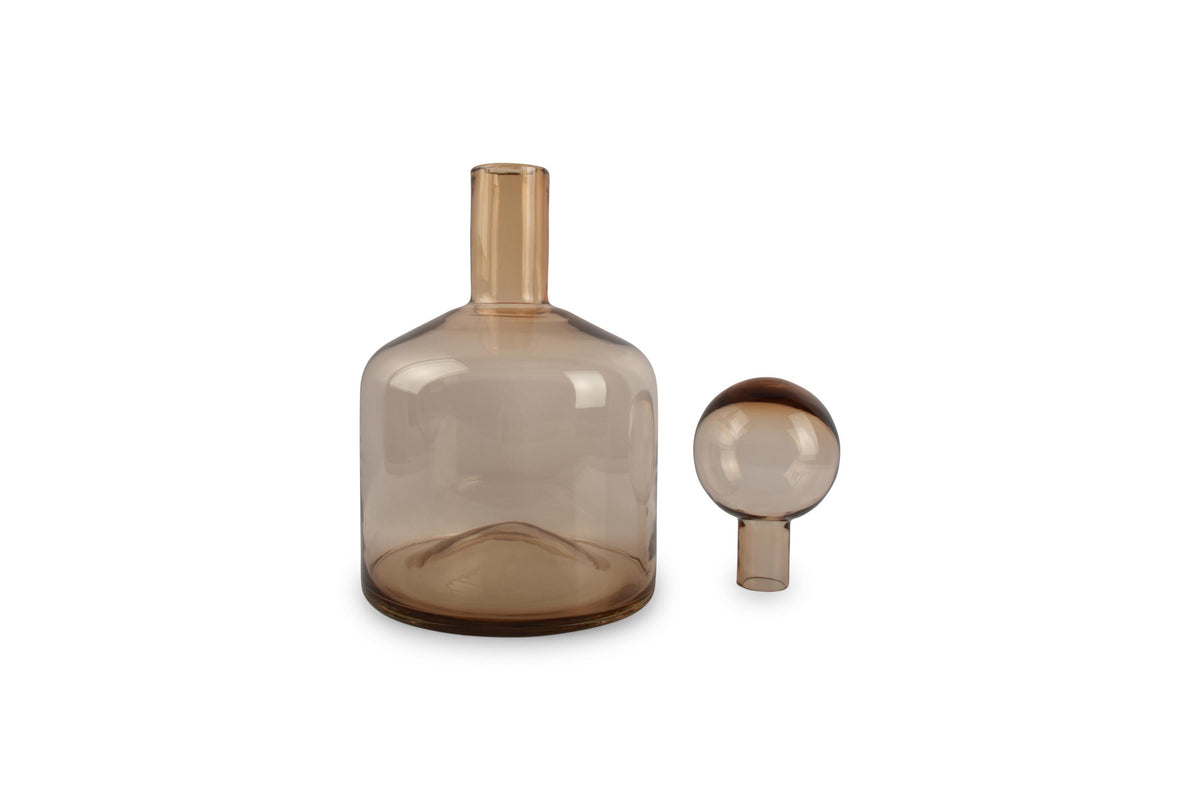 S&P - Vaas met stop 22xH40,5cm amber Fera