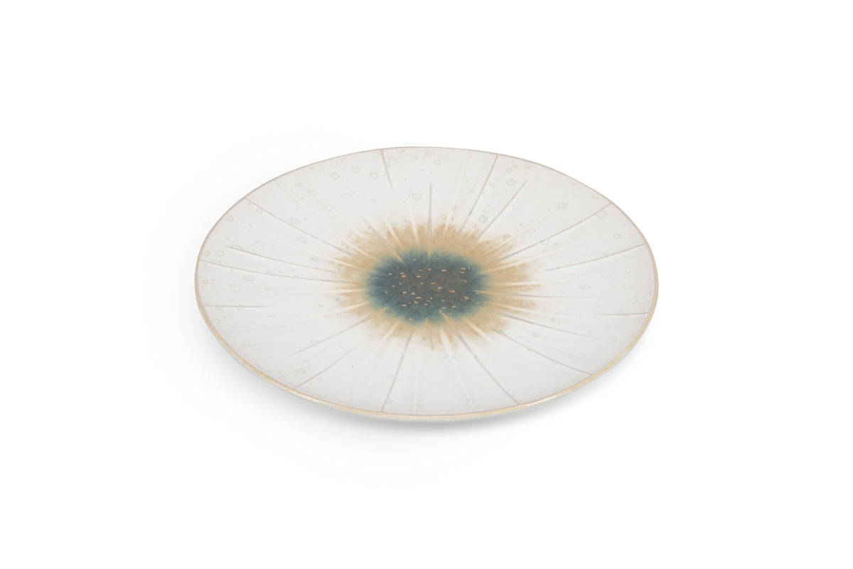 S&amp;P - Assiette plate 21cm blanc Eclipse - 1 SET - 4 pièces