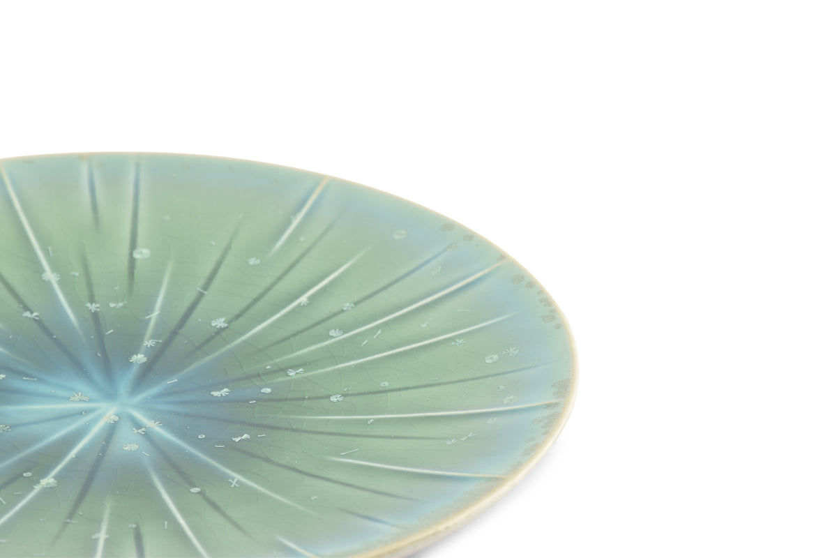 S&amp;P - Assiette plate 21cm turquoise Eclipse - 1 SET - 4 pièces