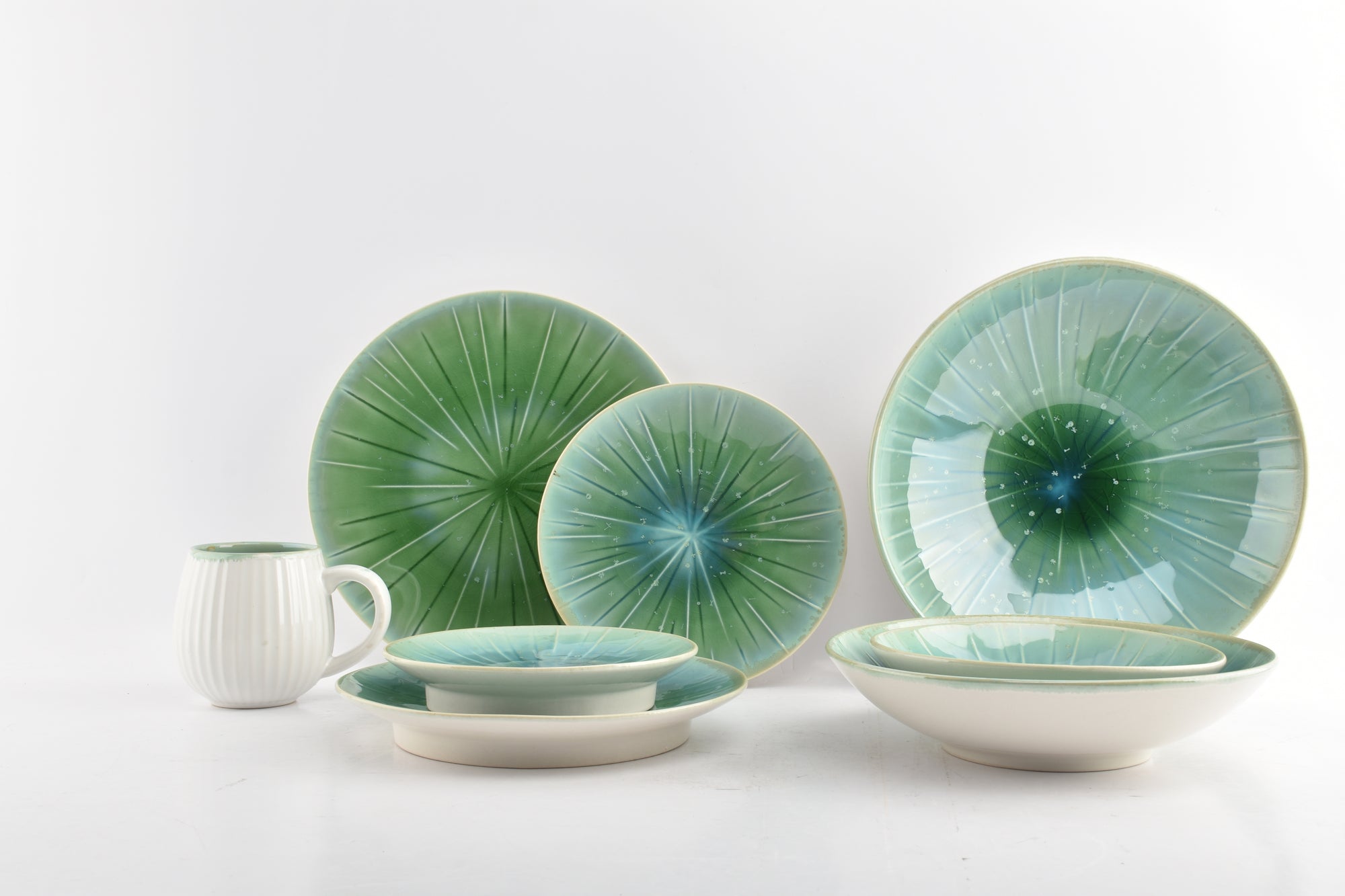S&P - Kom 19xH5cm turquoise Eclipse - 1 SET - 4 stuks