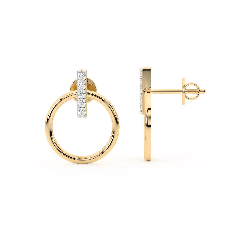 Oorbellen - Geel Goud