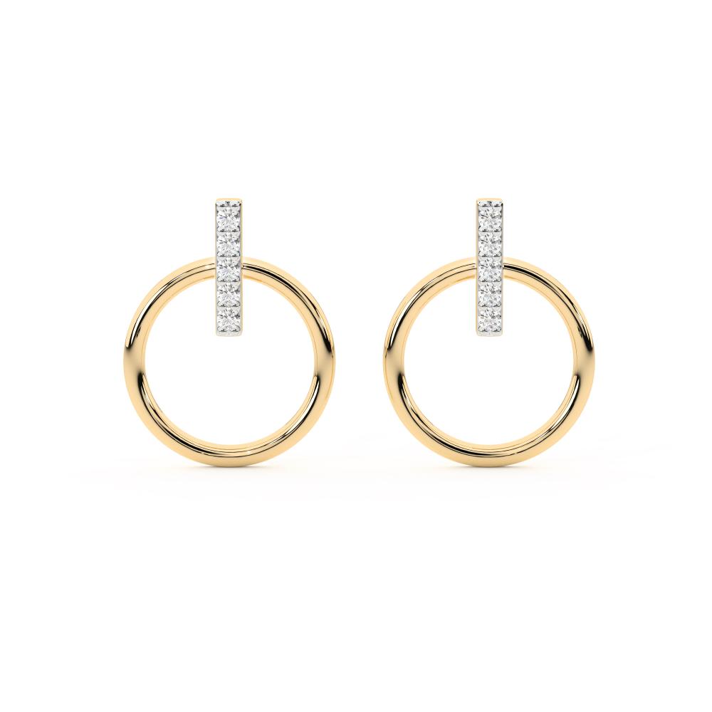 Oorbellen - Geel Goud