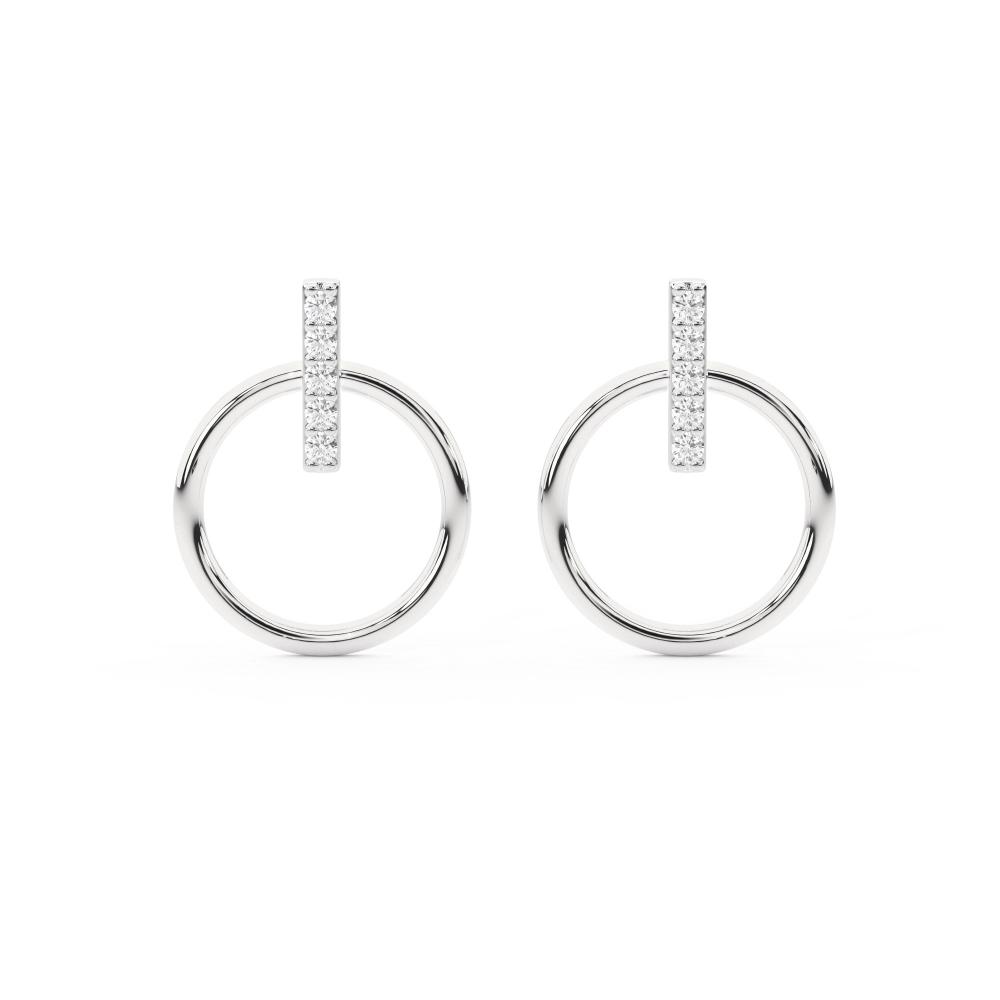 Oorbellen - Wit Goud