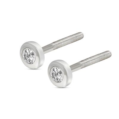 Oorbellen - Wit Goud