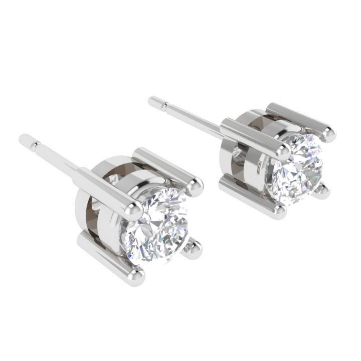 Oorbellen - Wit Goud