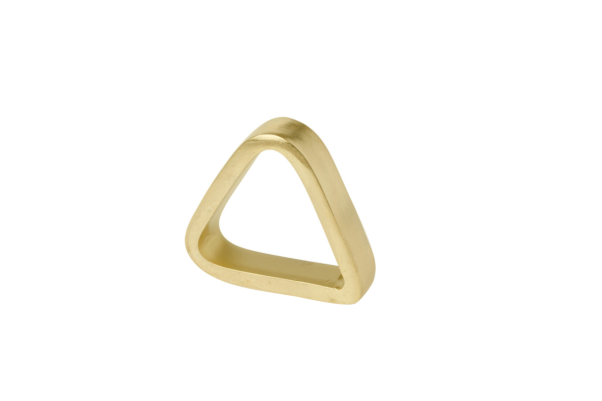 Triangle Napkin Ring, Gold