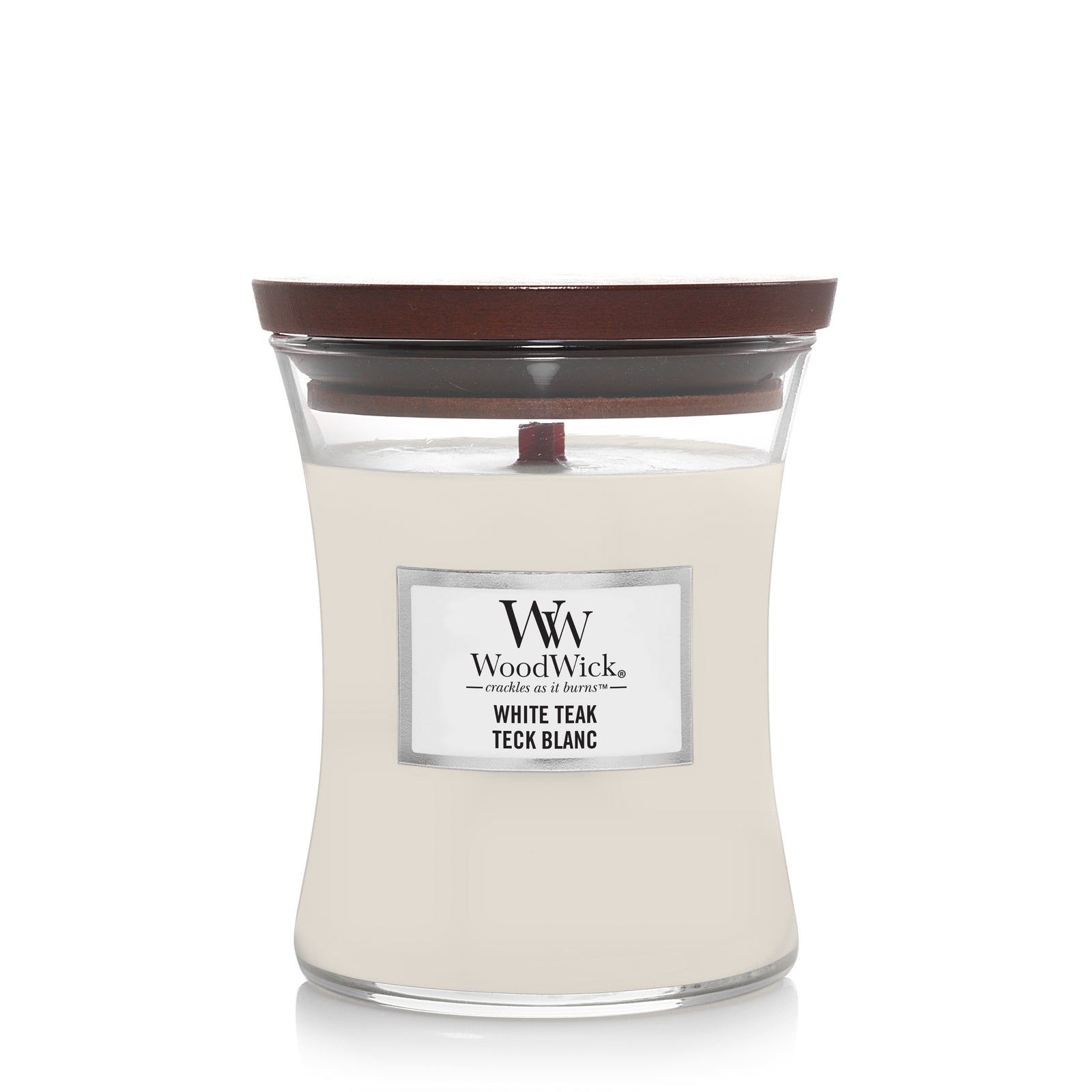 WW White Teak Medium Candle