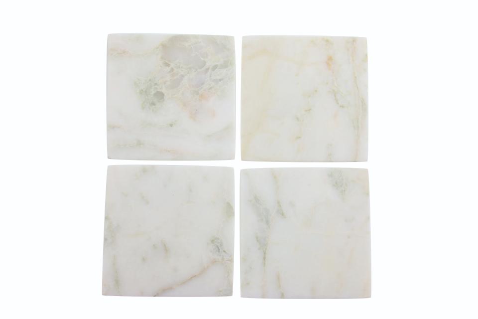 Lady Onyx Square Coasters, Set of 4