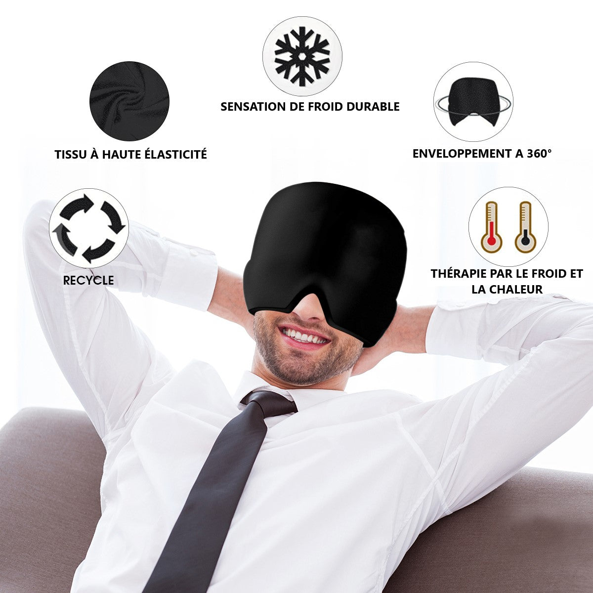 Koude Compressiehelm - Zwart