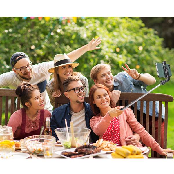 Ondersteuning En Selfiestick - Zwart