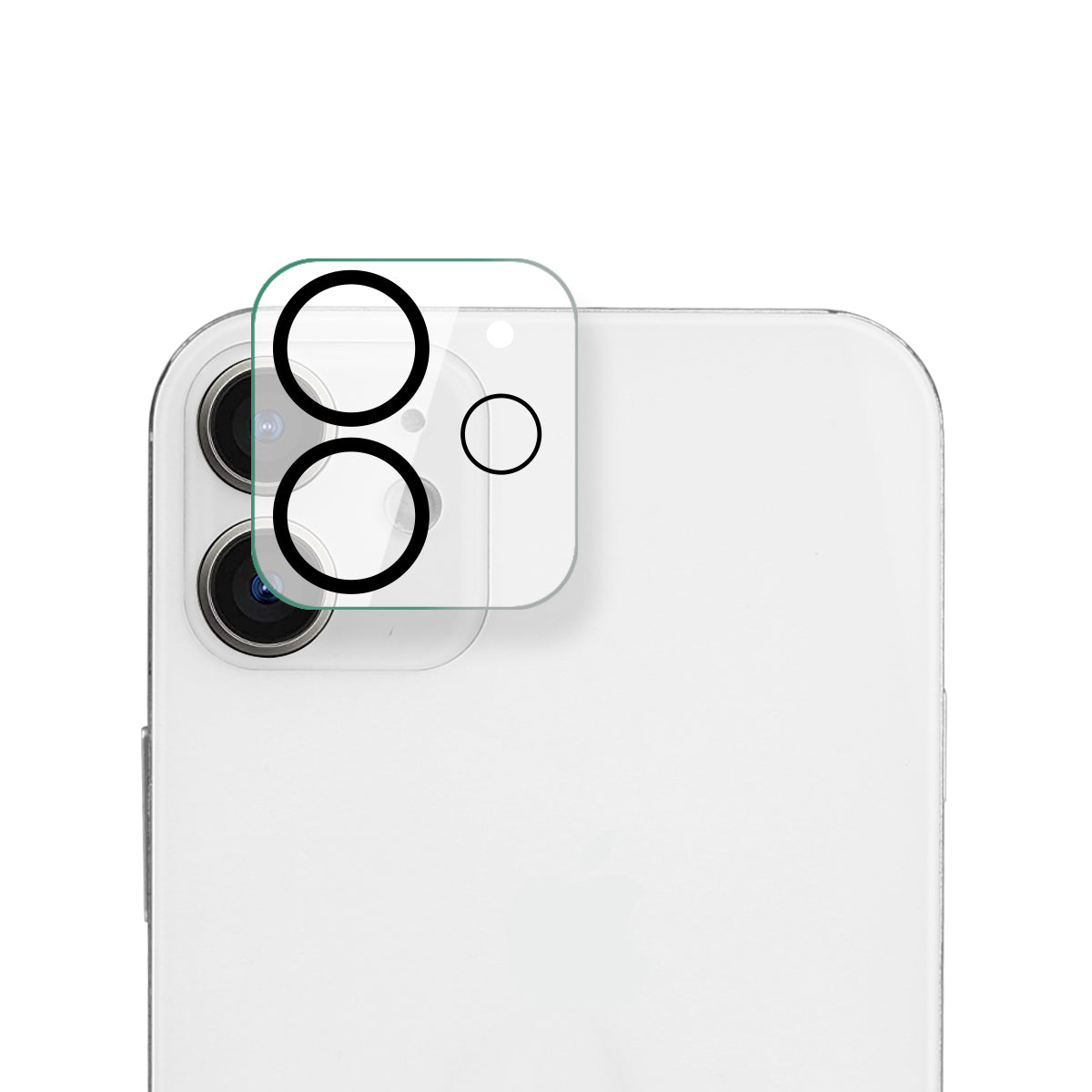 Objectiefbeschermer Voor Iphone 12 - Zwart