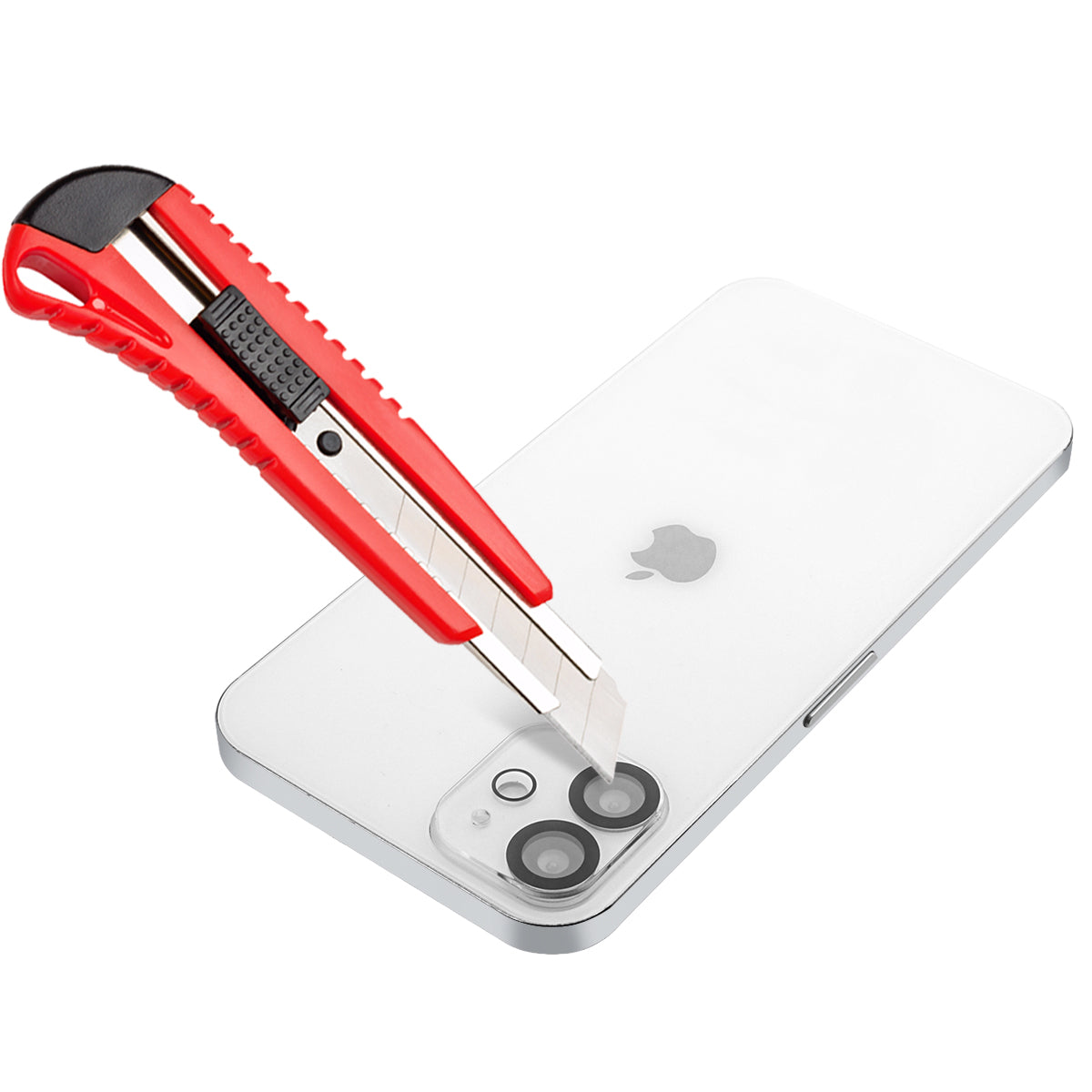 Objectiefbeschermer Voor Iphone 12 - Zwart