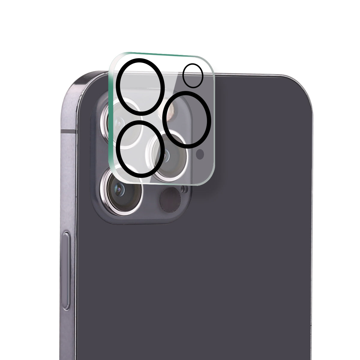 Objectiefbeschermer Voor Iphone 12Pro - Zwart