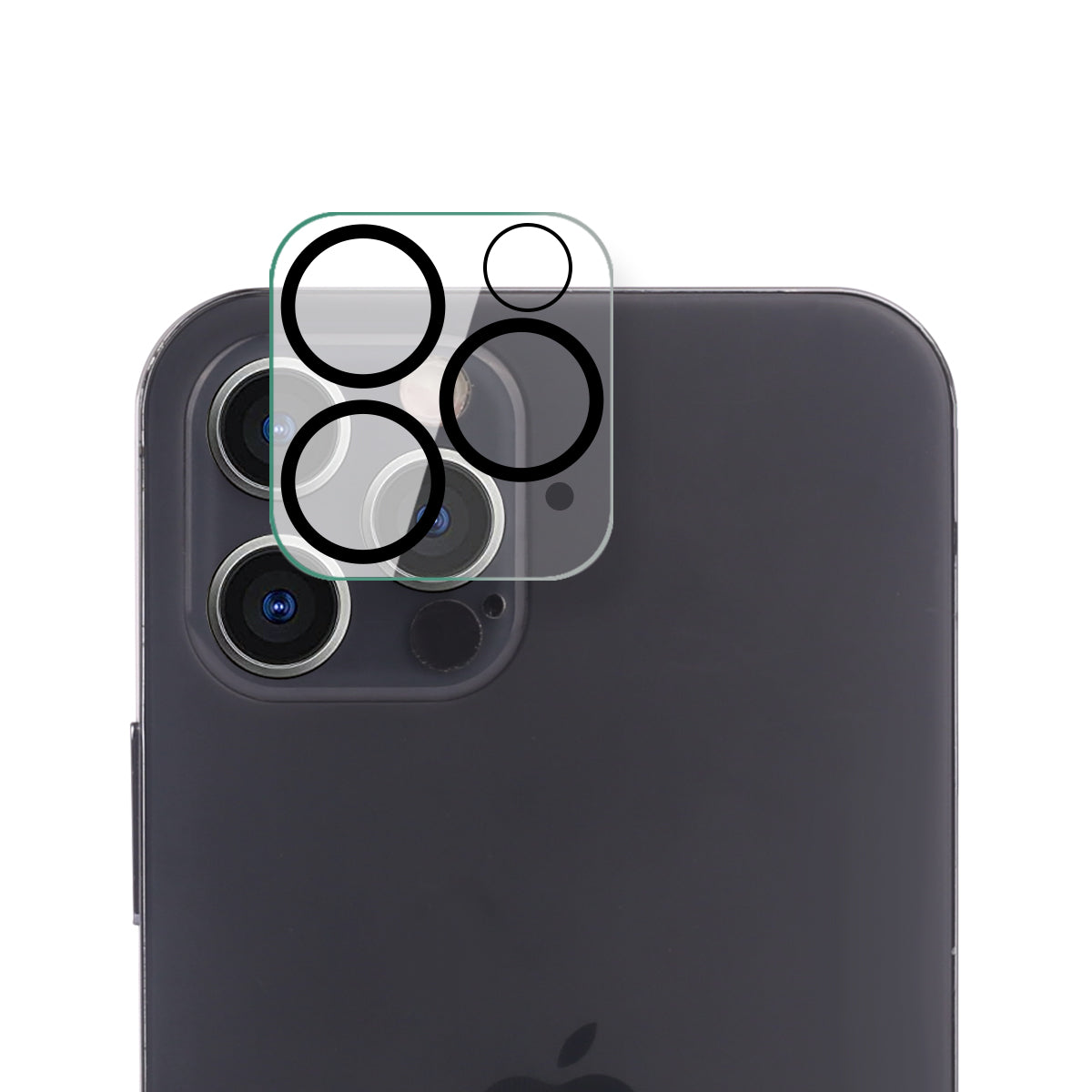 Objectiefbeschermer Voor Iphone 12Pro - Zwart
