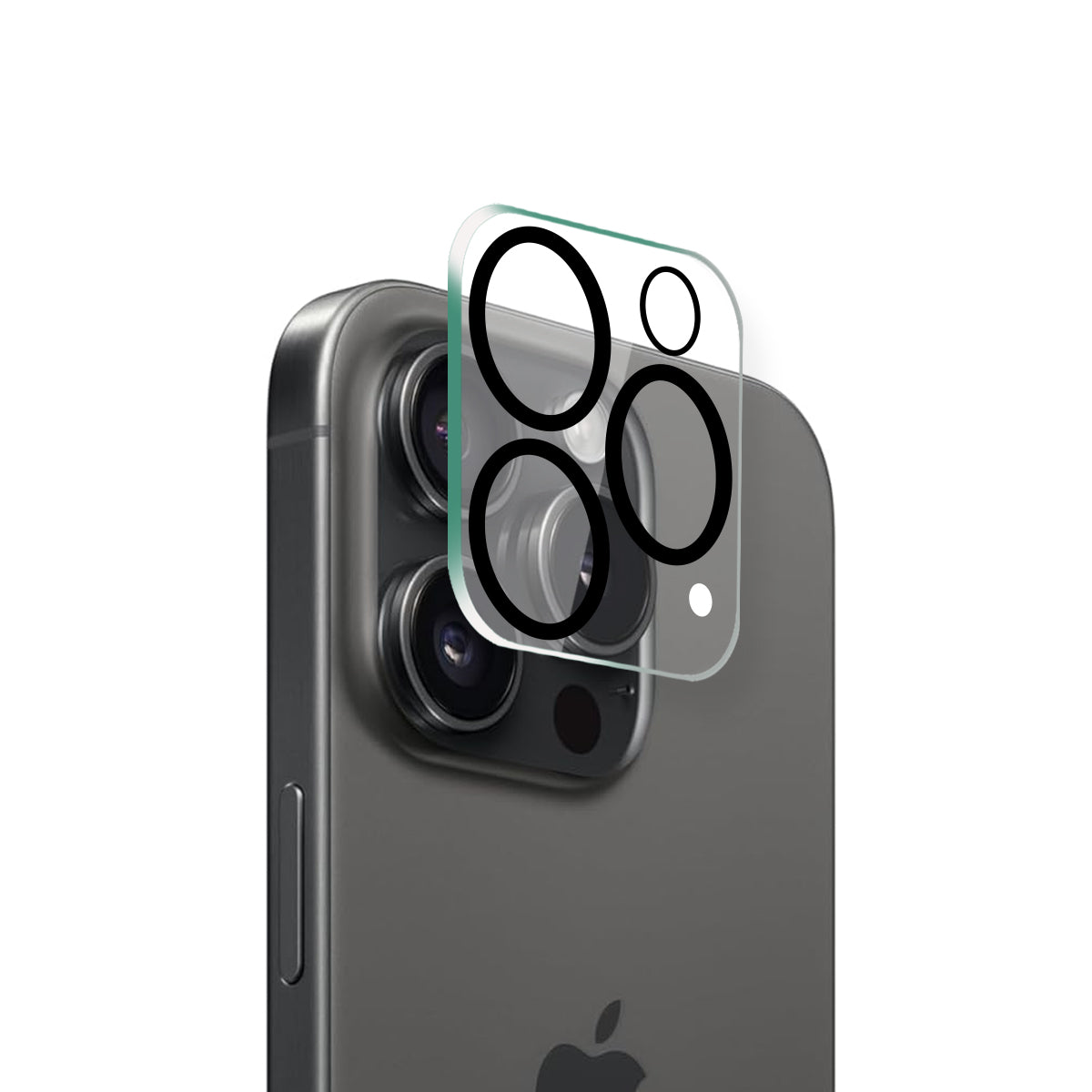 Objectiefbeschermer Voor Iphone 15 Pro - Transparant