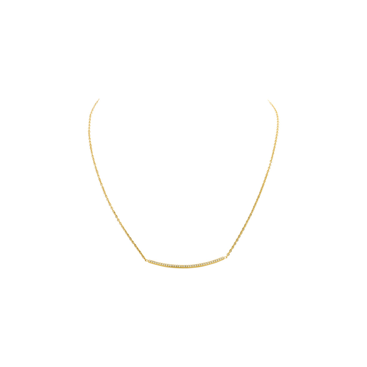 Halsketting - Akos Goudkleurig