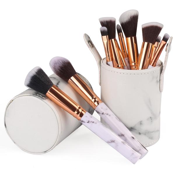 Set Van 10 Make-Up Kwasten - Wit