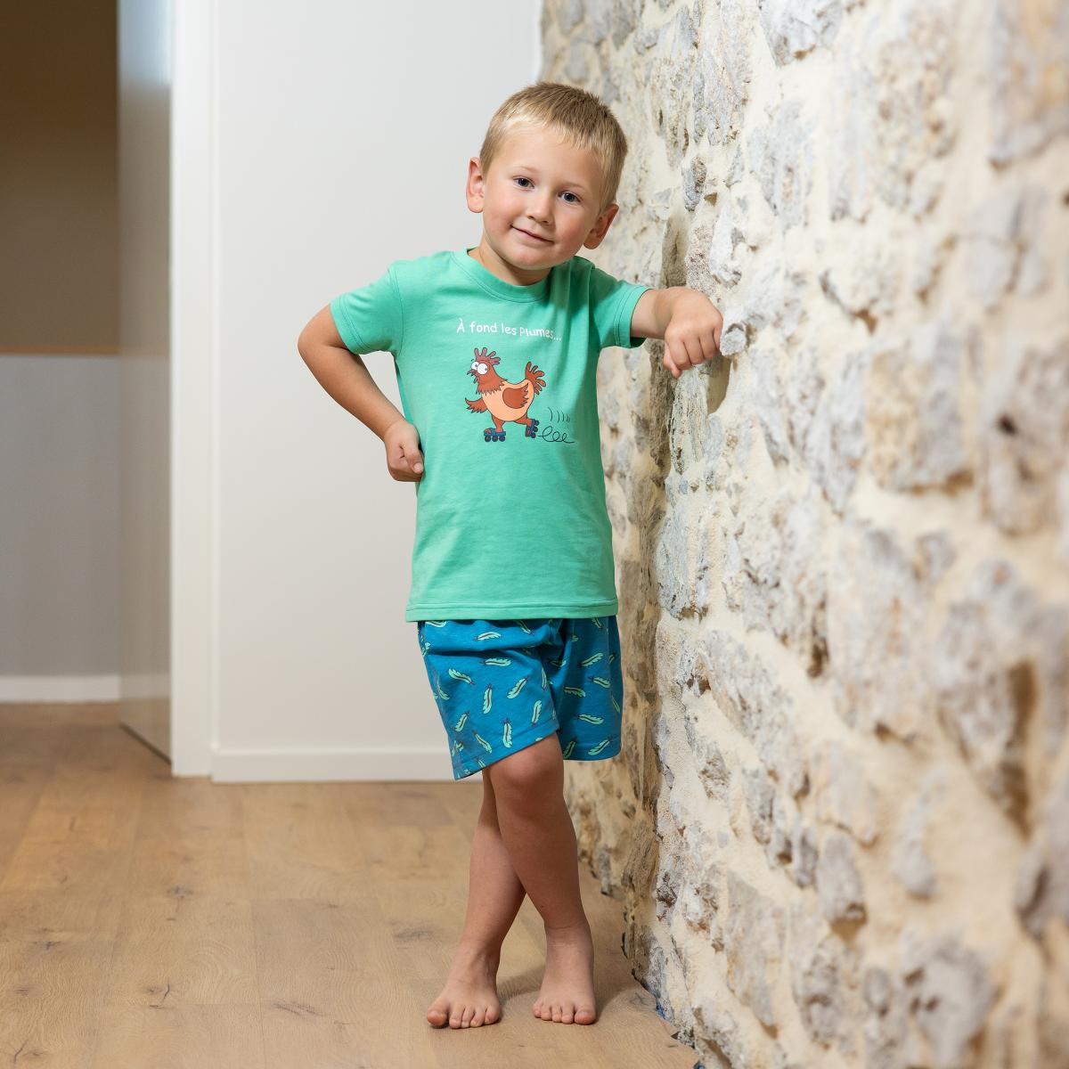 Mixte - Pyjamashort - Groen