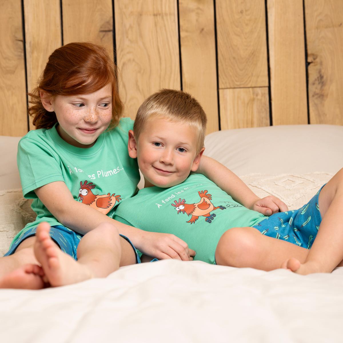 Mixte - Pyjamashort - Groen